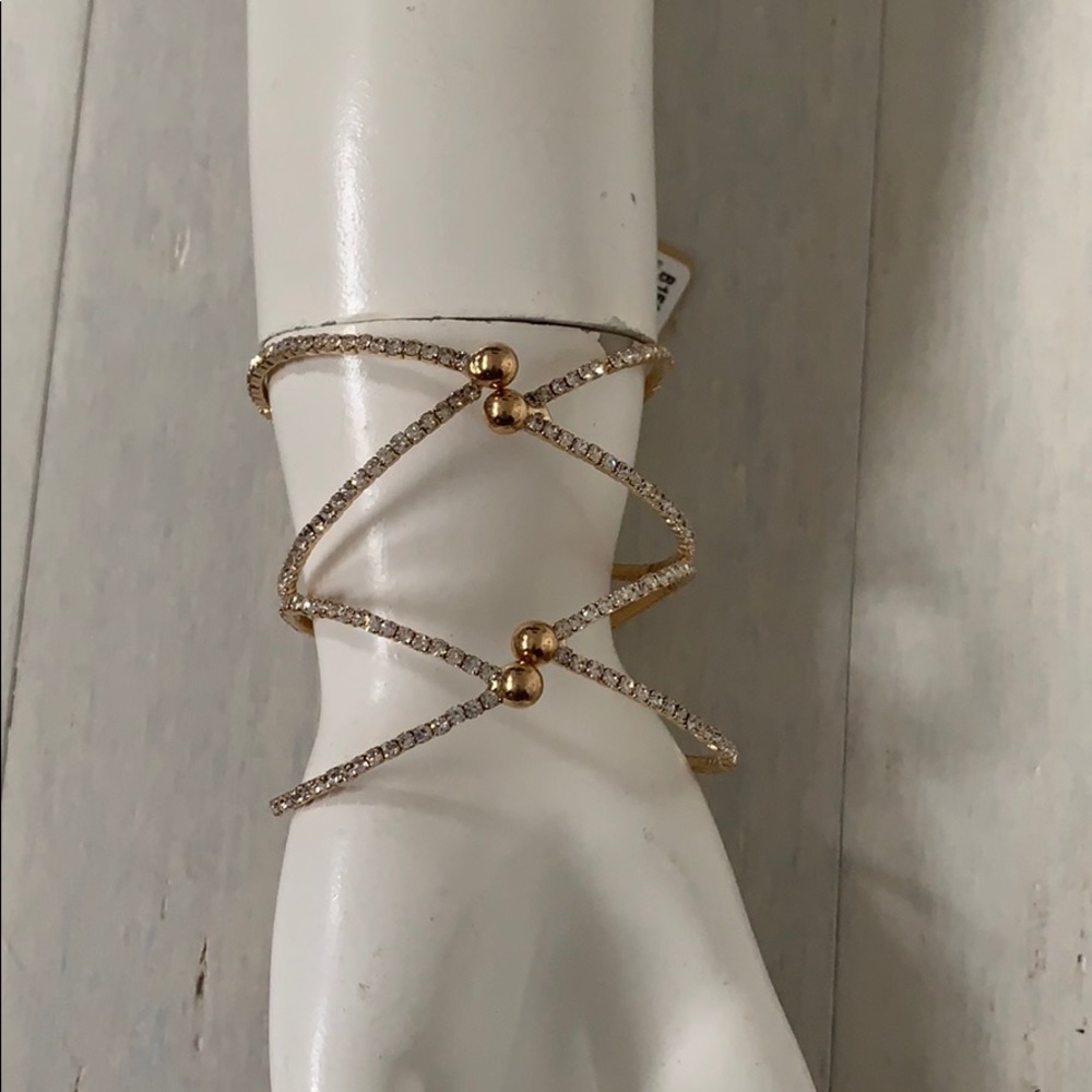 New Double Rhinestone bracelet. - Picture 2 of 2